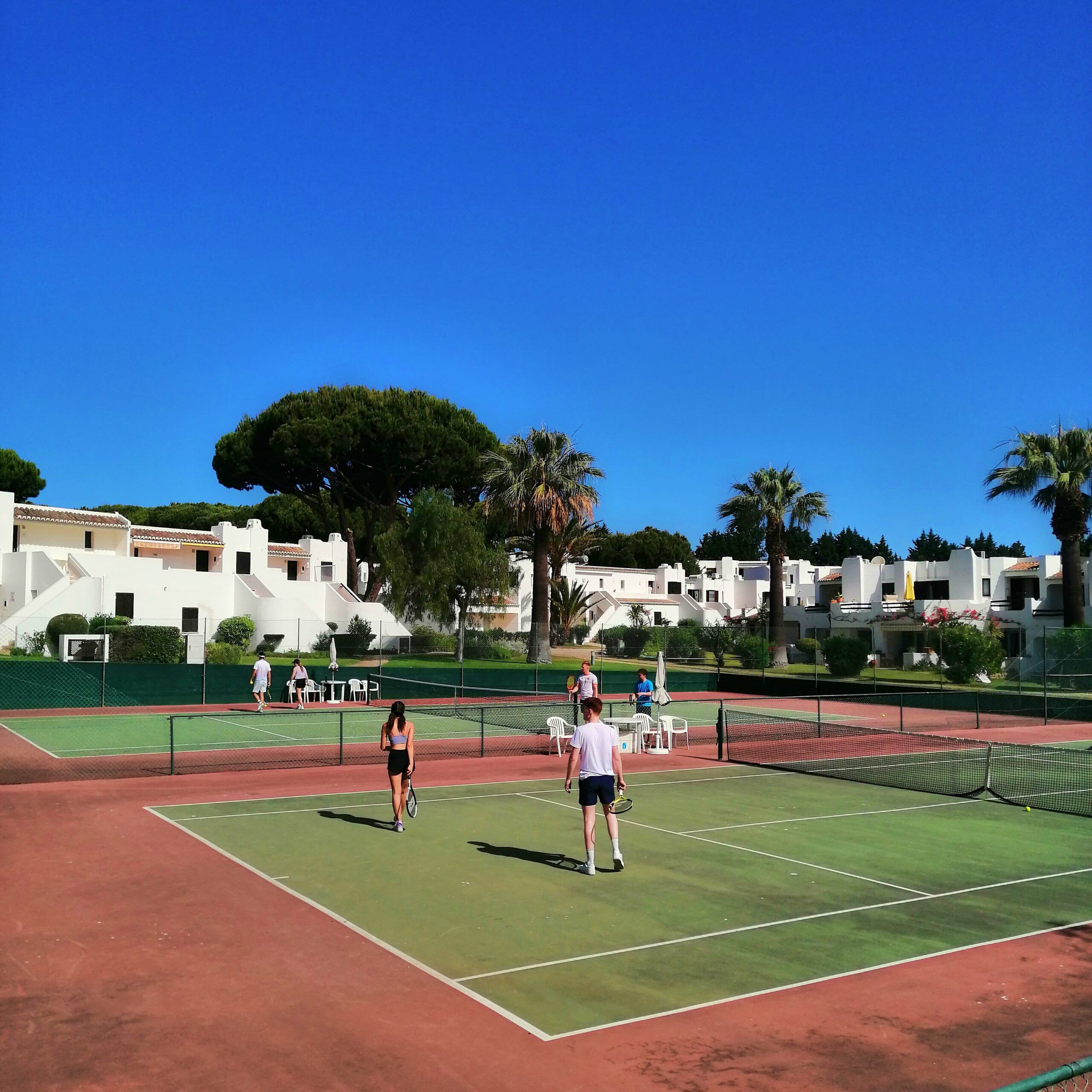 Professional tennis coaching at Albufeira Tennis Club